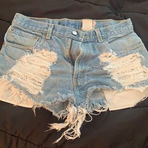 Levi’s Bootcut Jean Shorts